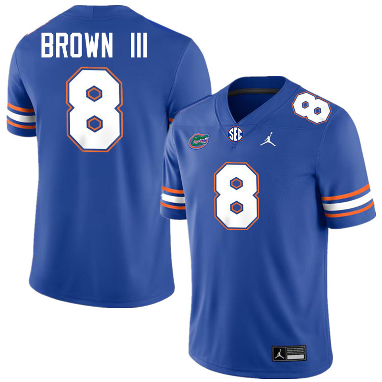#8 Vernell Brown III Gators Jersey,Florida Gators College Football Jerseys Stitched-Royal